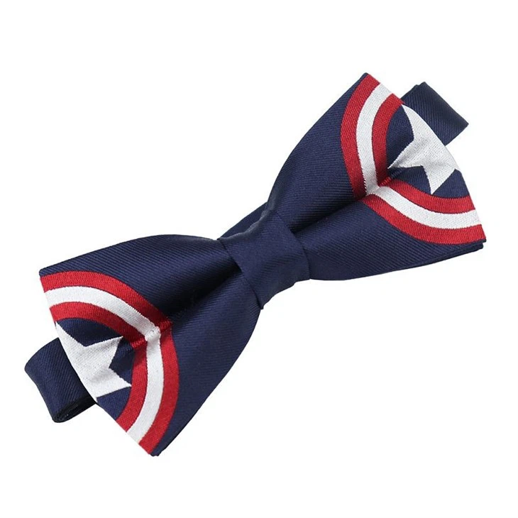 4 pre tied silk bow ties(001)