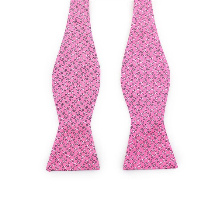 Pink Pattern Bow Tie
